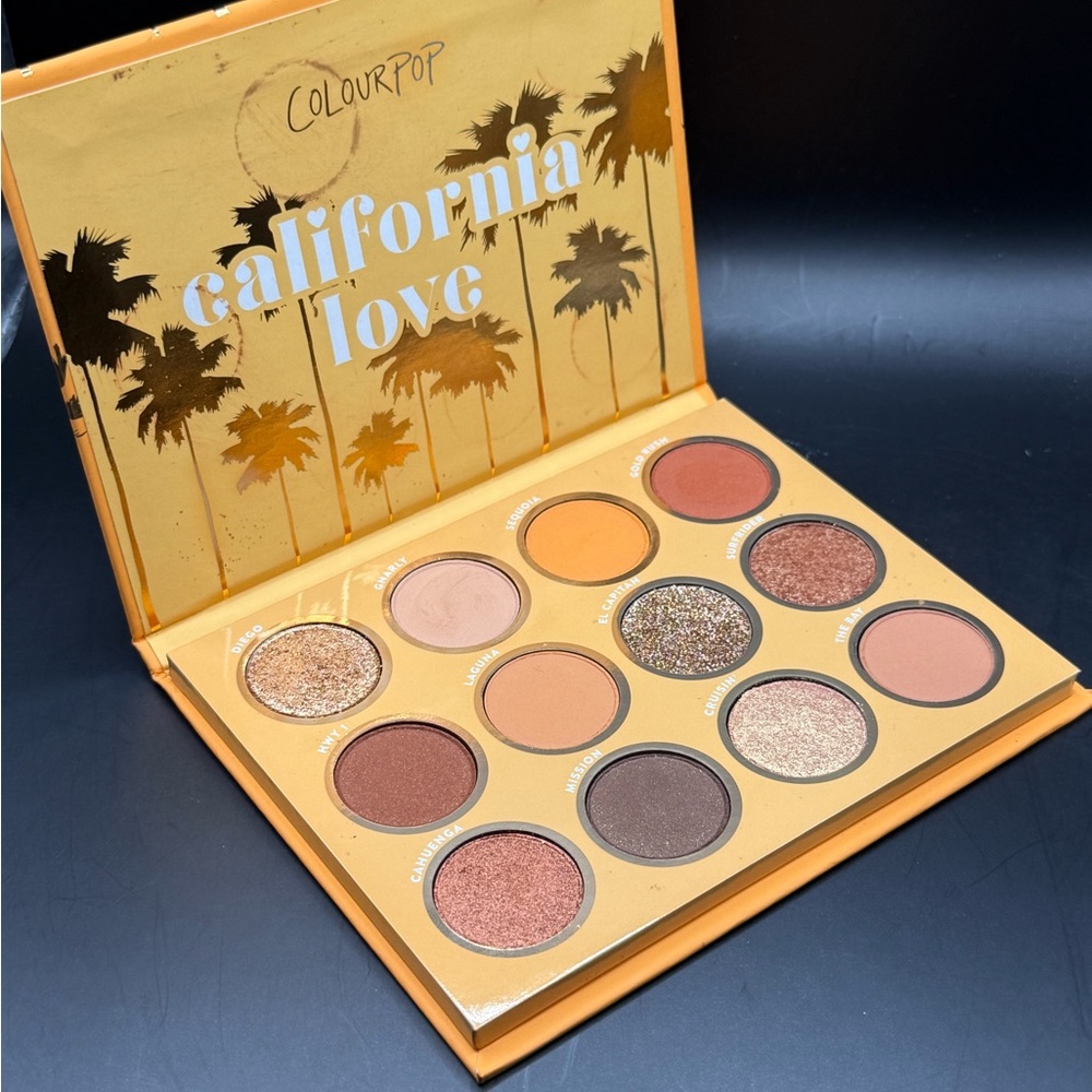Colourpop Gold and Brown Eyeshadow Palette